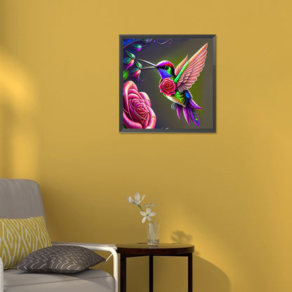 Hummingbird - Full Round Drill Diamond Painting 30*30CM