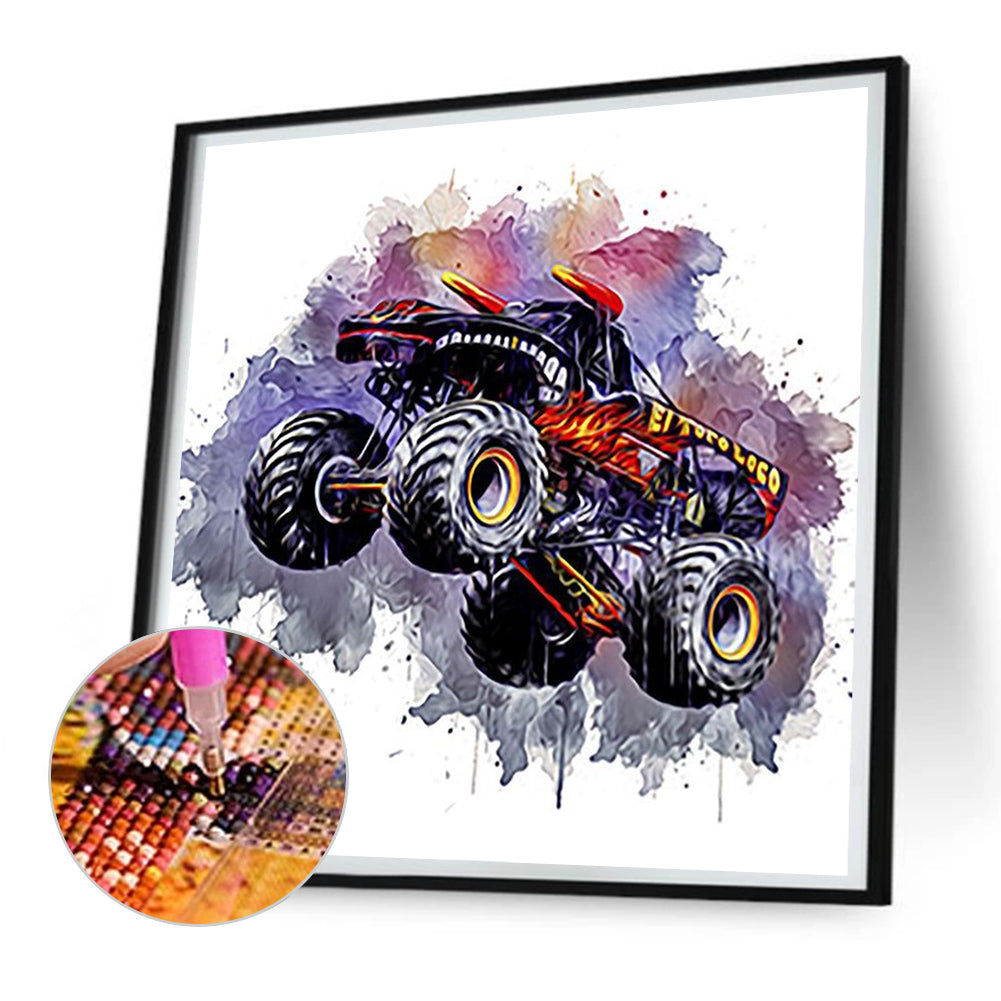 Dynamic Racing - Full Round Drill Diamond Painting 30*30CM