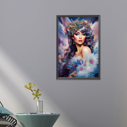 Angel Girl - Full AB Round Drill Diamond Painting 40*60CM