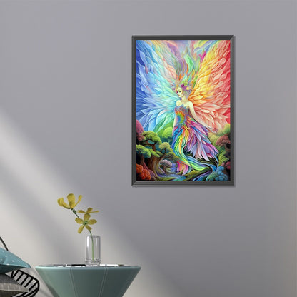 Colored Wings - Full AB Round Drill Diamond Painting 40*60CM