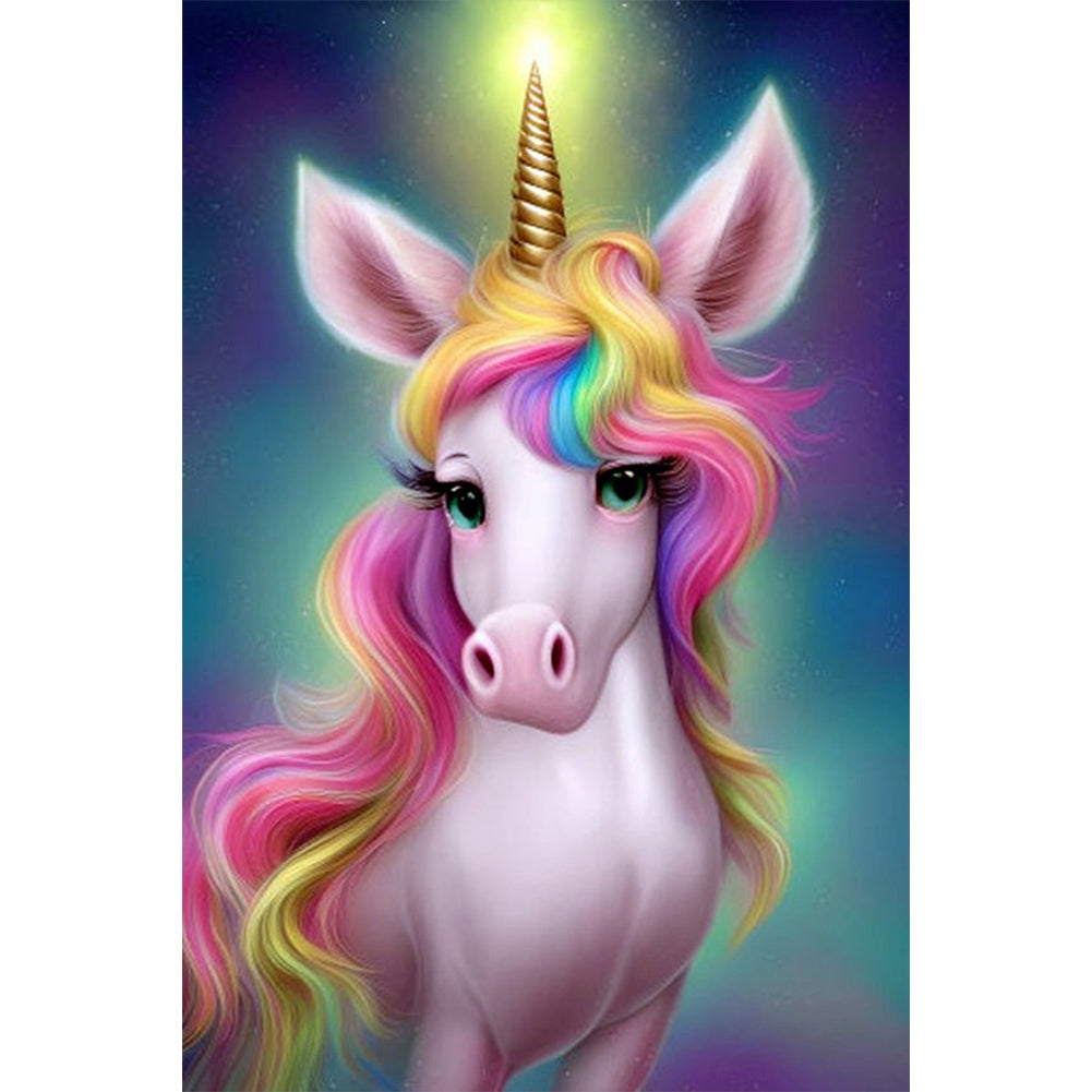 Unicorn - Full AB Round Drill Diamond Painting 40*60CM