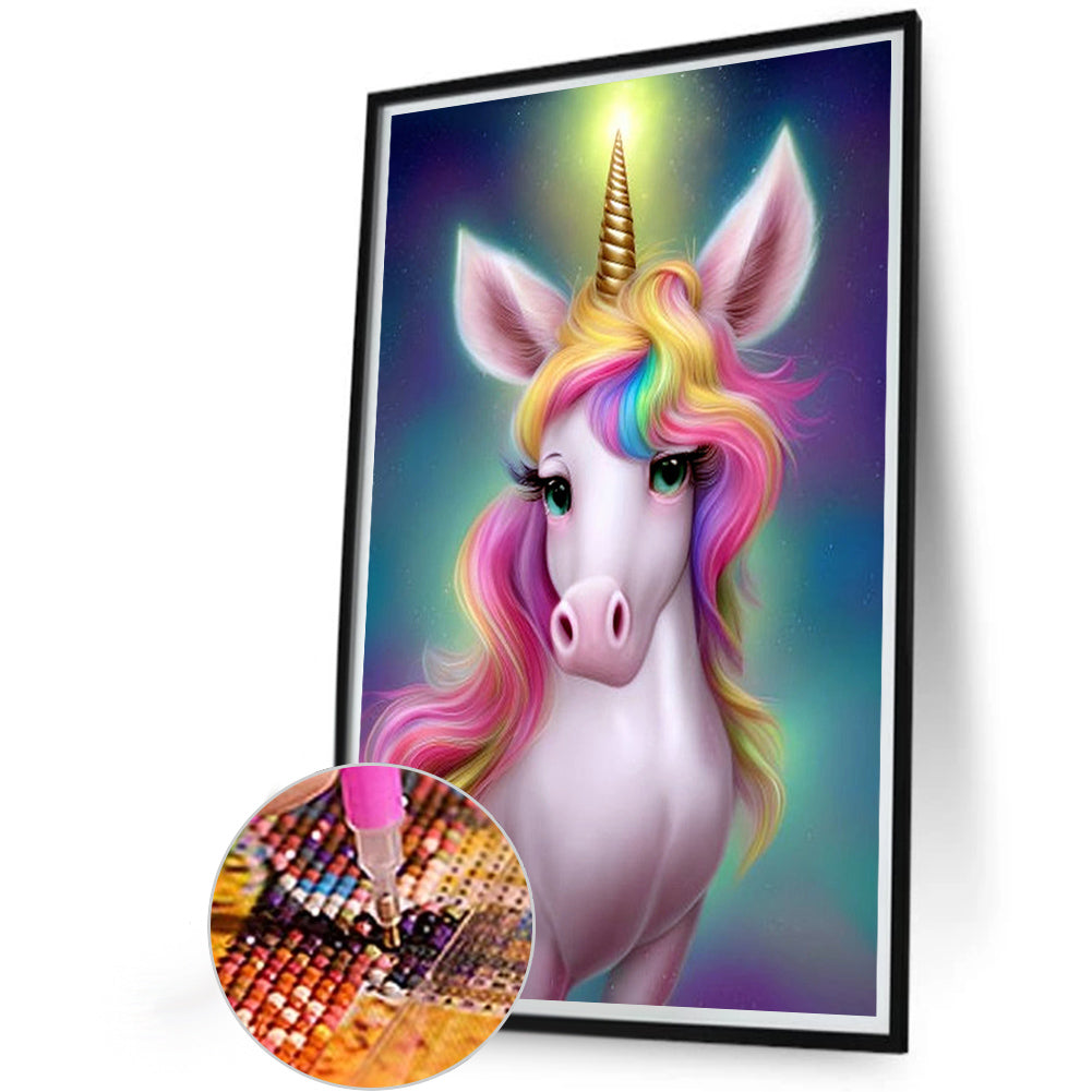 Unicorn - Full AB Round Drill Diamond Painting 40*60CM