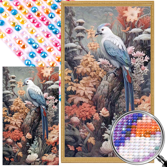 Forest Bird - Full AB Round Drill Diamond Painting 40*70CM