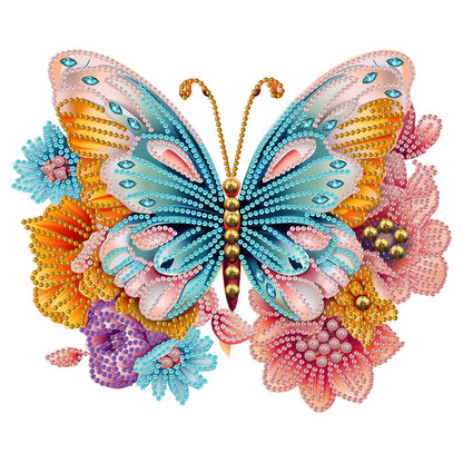 Garden Butterfly -  Special Shaped Drill Diamond Painting 30*30CM