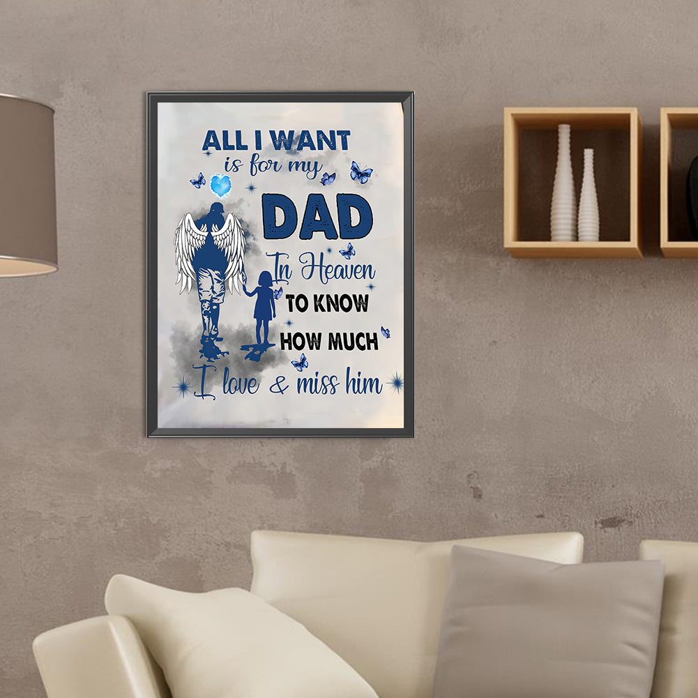 Confession To Parents - Full Round Drill Diamond Painting 30*40CM