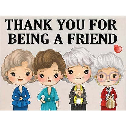 Sisterhood - Full Round Drill Diamond Painting 40*30CM