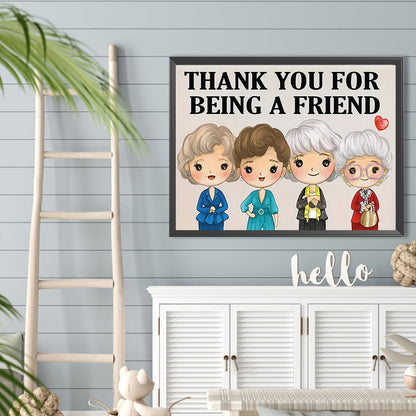 Sisterhood - Full Round Drill Diamond Painting 40*30CM