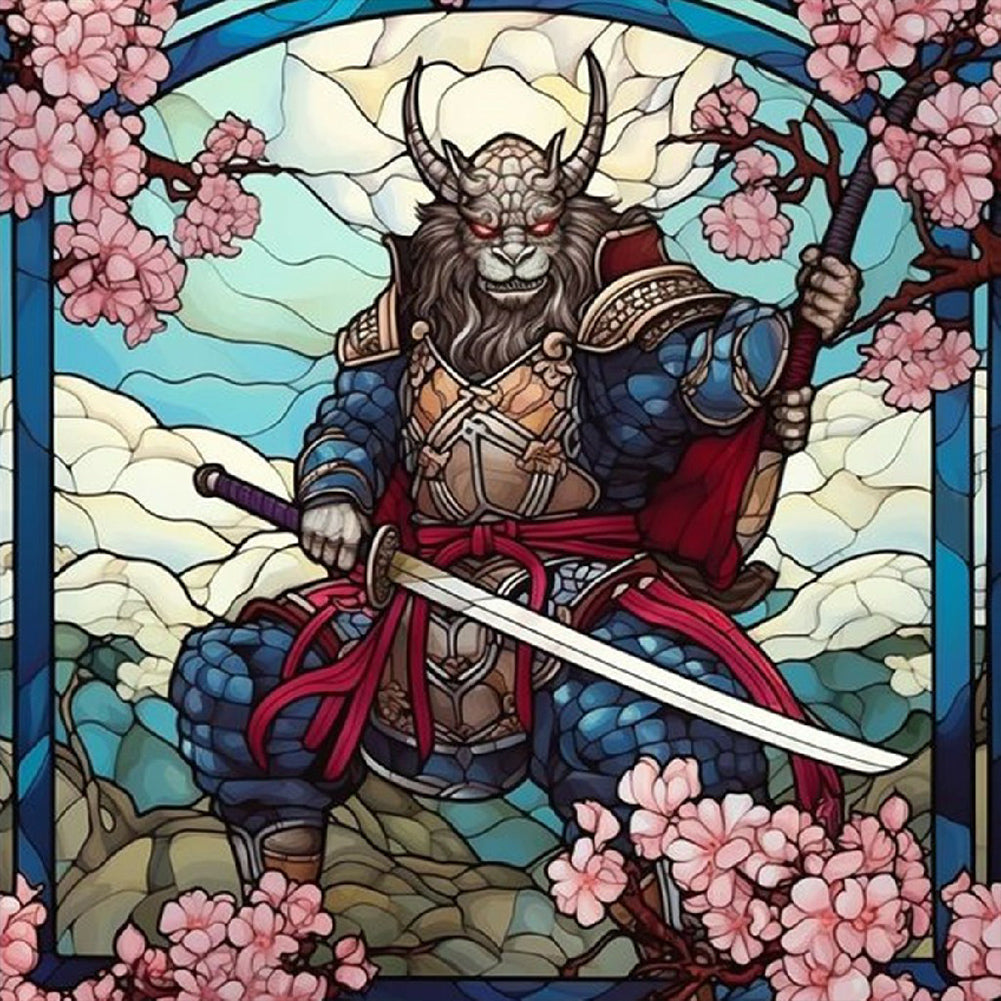 Sea King And Bull Demon King - Full Round Drill Diamond Painting 30*30CM