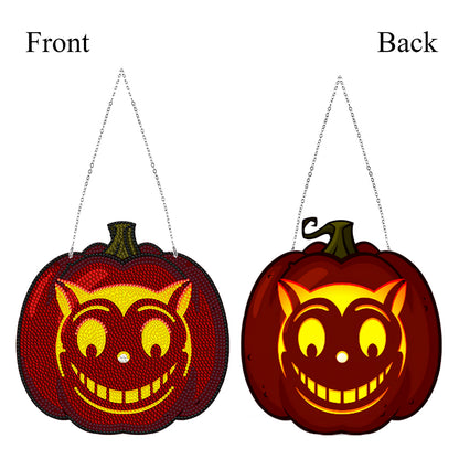 DIY Diamond Dots Art Sunflower Animal Home Garden Decor (Pumpkin Cat)