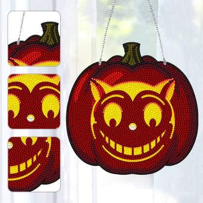 DIY Diamond Dots Art Sunflower Animal Home Garden Decor (Pumpkin Cat)