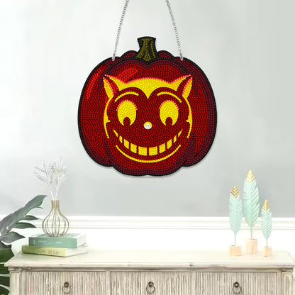 DIY Diamond Dots Art Sunflower Animal Home Garden Decor (Pumpkin Cat)