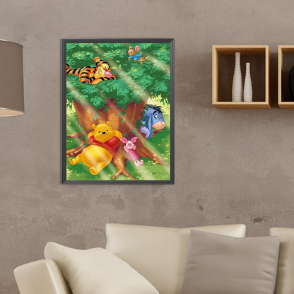 Winnie The Pooh - Full Round Drill Diamond Painting 30*40CM