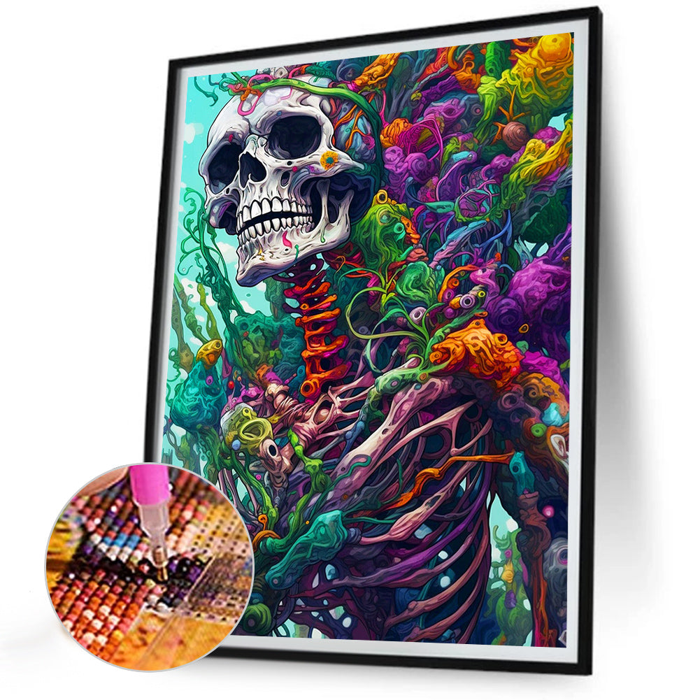 Discard The Fleshy Skull - Full Round Drill Diamond Painting 30*40CM