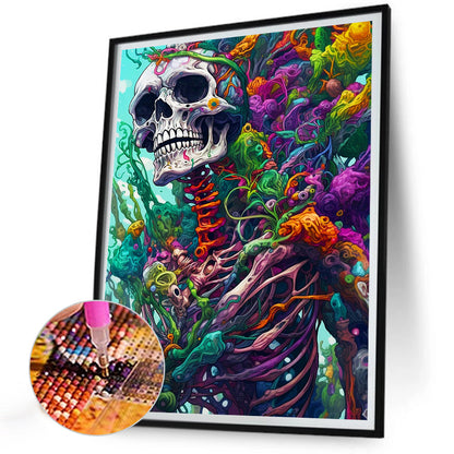 Discard The Fleshy Skull - Full Round Drill Diamond Painting 30*40CM