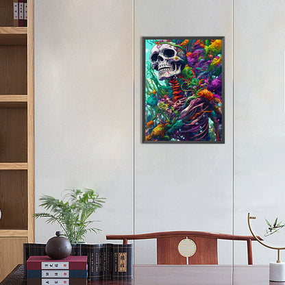 Discard The Fleshy Skull - Full Round Drill Diamond Painting 30*40CM