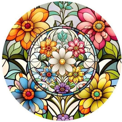 Glass Painting - Full AB Round Drill Diamond Painting 40*40CM