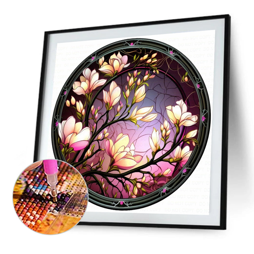 Glass Painting - Full AB Round Drill Diamond Painting 40*40CM