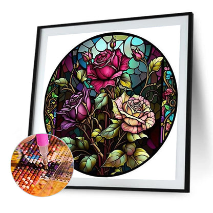 Glass Painting - Full AB Round Drill Diamond Painting 40*40CM