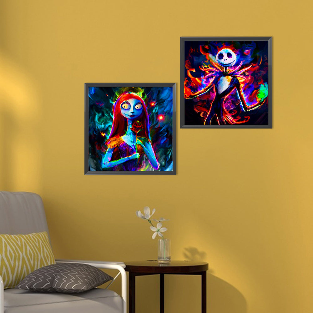 Jack And Sally - Full Square Drill Diamond Painting 30*30CM