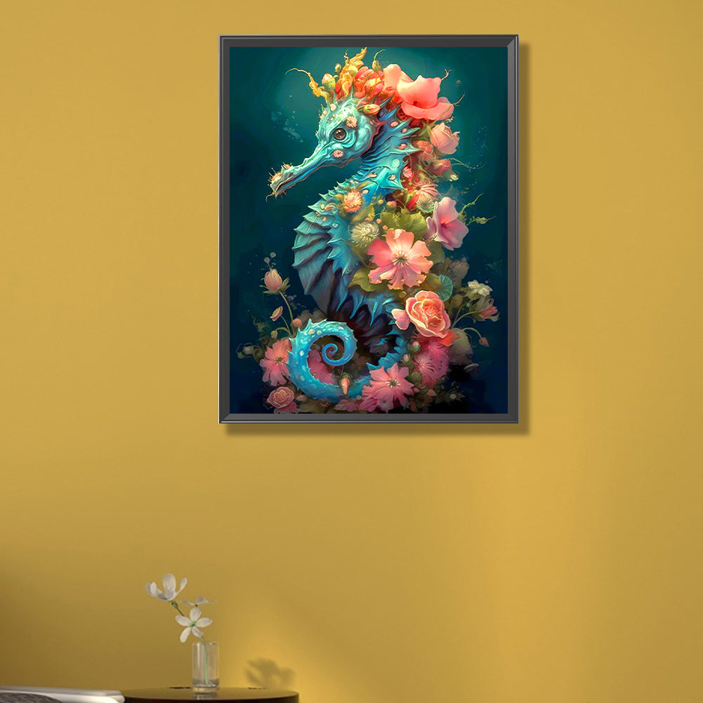 Seahorse - Full AB Round Drill Diamond Painting 40*55CM