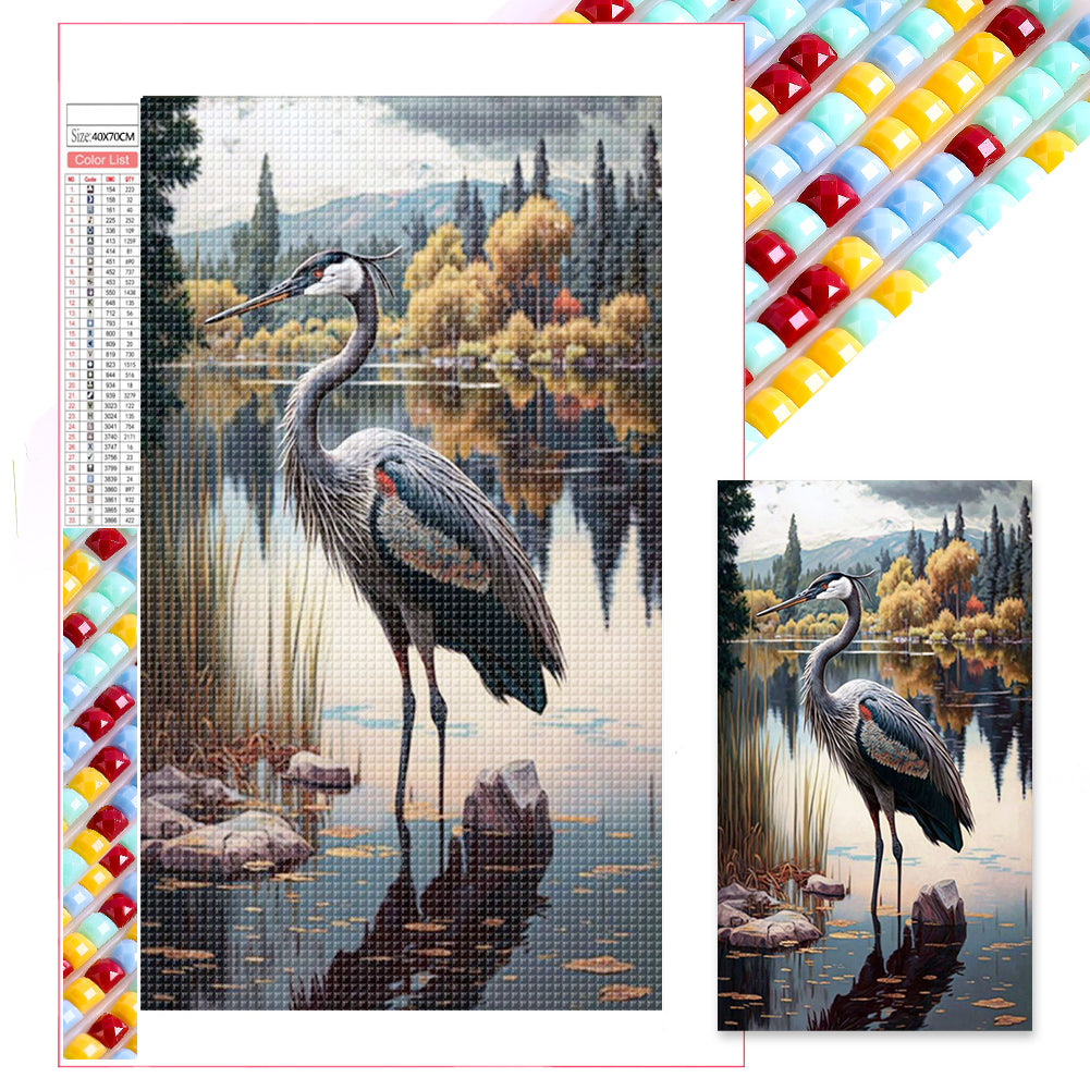 Crane Independence - Full Square Drill Diamond Painting 40*70CM