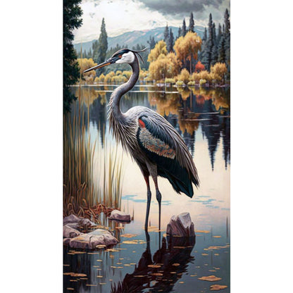 Crane Independence - Full Square Drill Diamond Painting 40*70CM