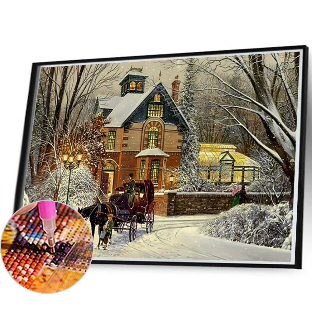 Landscape - Full AB Round Drill Diamond Painting 60*40CM