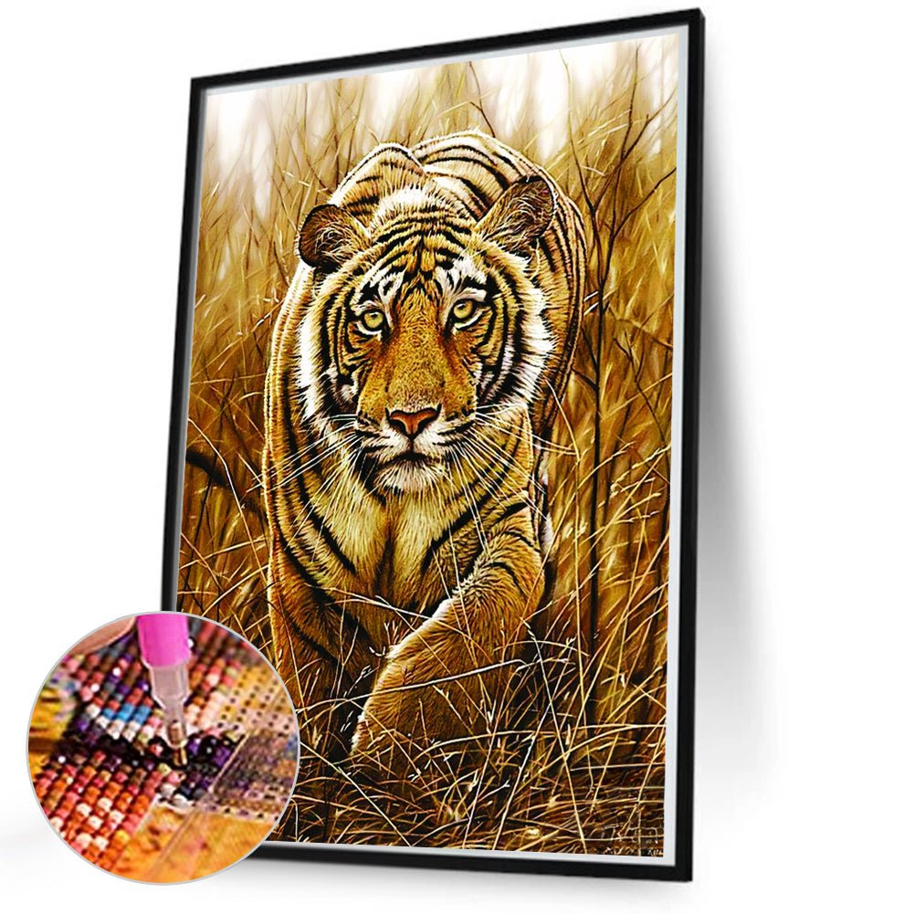 Tiger - Full AB Round Drill Diamond Painting 50*70CM