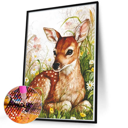 Deer - Full AB Round Drill Diamond Painting 50*70CM