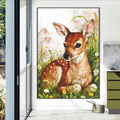 Deer - Full AB Round Drill Diamond Painting 50*70CM