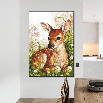 Deer - Full AB Round Drill Diamond Painting 50*70CM