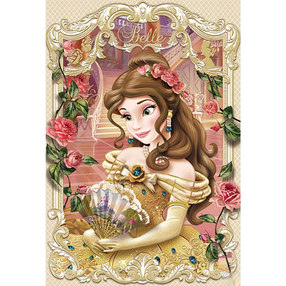 Disney Princess Belle - Full AB Round Drill Diamond Painting 50*70CM