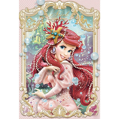 Disney Princess Ariel - Full AB Round Drill Diamond Painting 50*70CM