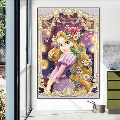 Disney Rapunzel - Full AB Round Drill Diamond Painting 50*70CM