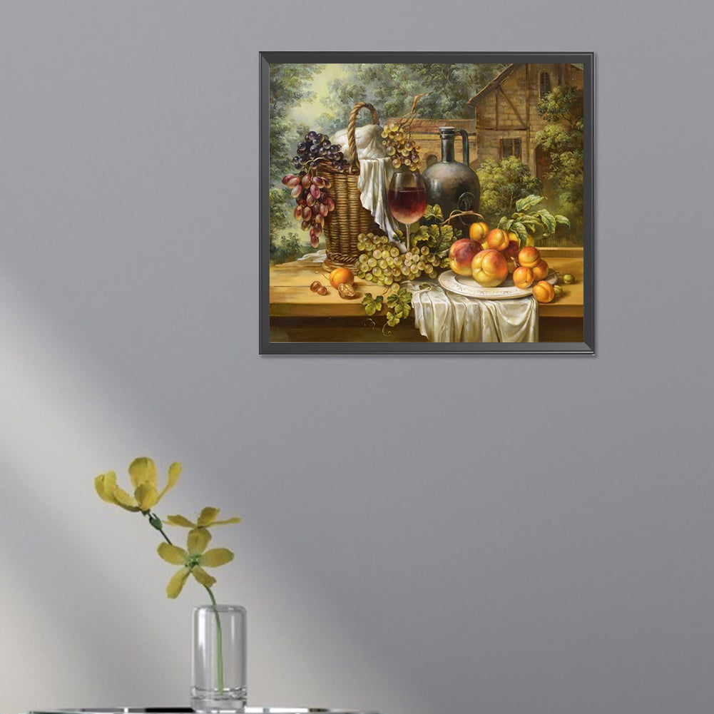 Autumn Harvest Gift - Full AB Round Drill Diamond Painting 45*40CM