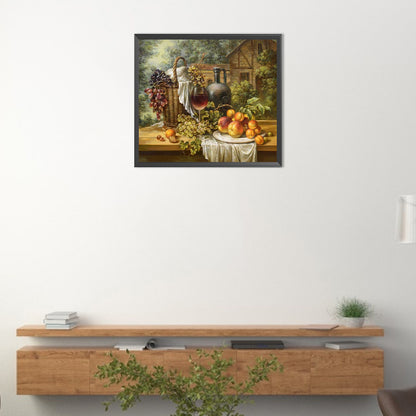 Autumn Harvest Gift - Full AB Round Drill Diamond Painting 45*40CM