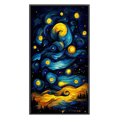 Fantasy Night Sky - 11CT Stamped Cross Stitch 35*60CM