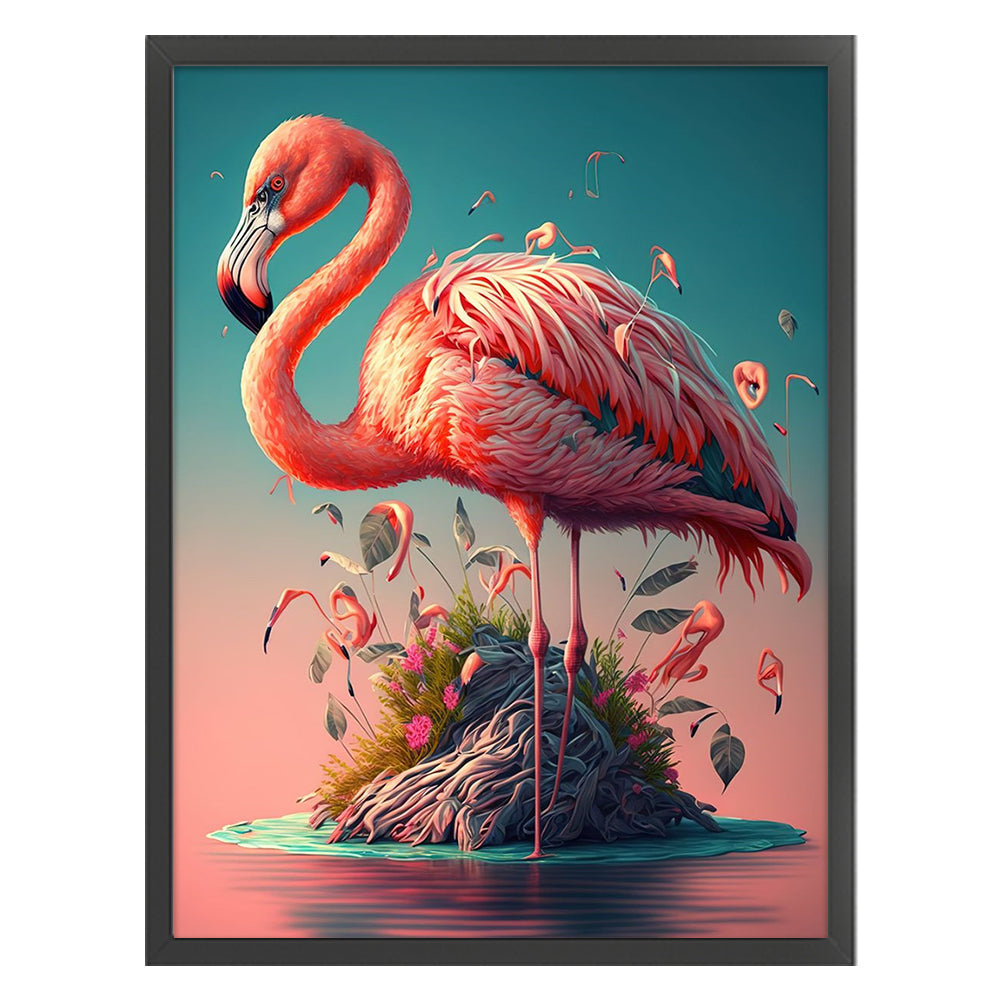 Flamingo - 11CT Stamped Cross Stitch 45*60CM