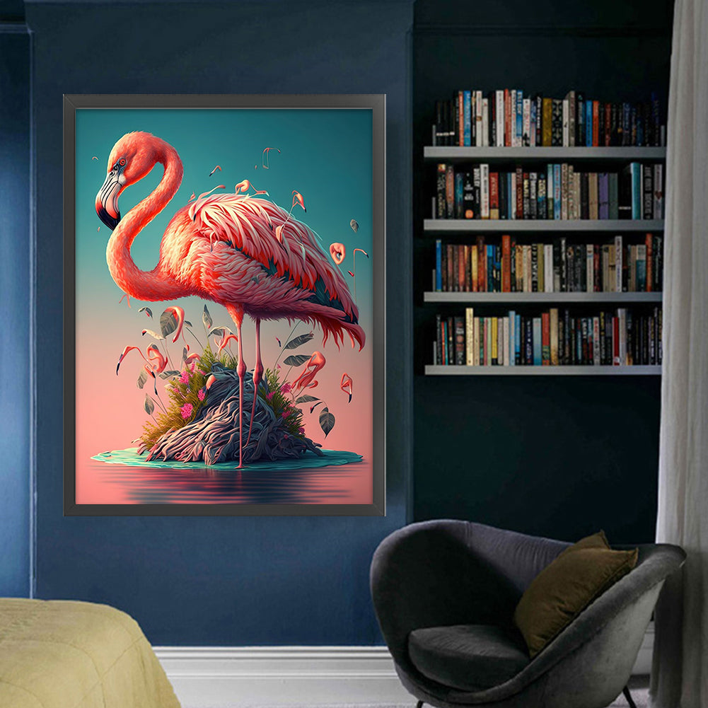 Flamingo - 11CT Stamped Cross Stitch 45*60CM