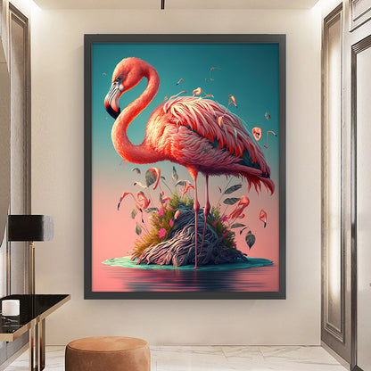 Flamingo - 11CT Stamped Cross Stitch 45*60CM