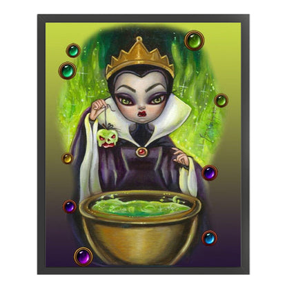 Witch - 11CT Stamped Cross Stitch 40*50CM