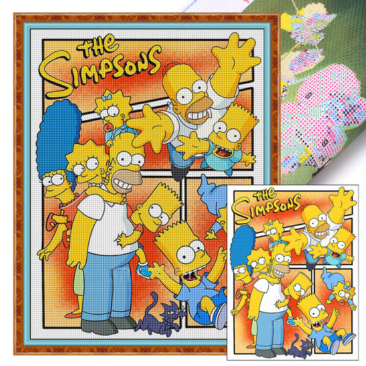 Simpsons - 11CT Stamped Cross Stitch 50*65CM