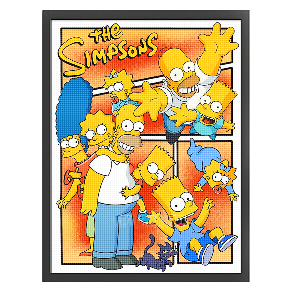 Simpsons - 11CT Stamped Cross Stitch 50*65CM