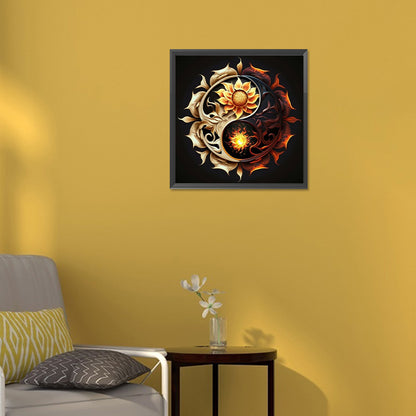 Tai Chi Diagram - Full Round Drill Diamond Painting 30*30CM