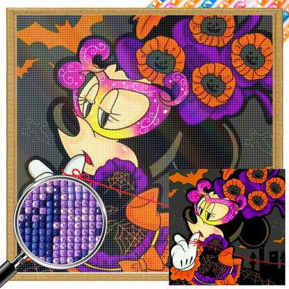 Halloween Mickey - Full AB Square Drill Diamond Painting 30*30CM