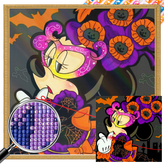 Halloween Mickey - Full AB Square Drill Diamond Painting 30*30CM