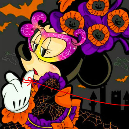 Halloween Mickey - Full AB Square Drill Diamond Painting 30*30CM