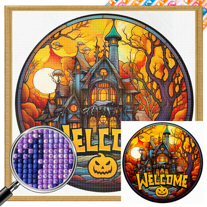 Halloween - Full AB Square Drill Diamond Painting 30*30CM