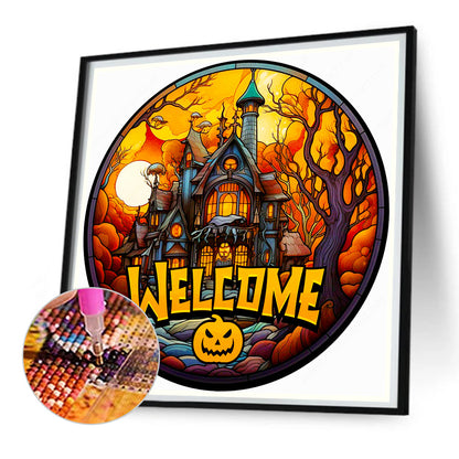 Halloween - Full AB Square Drill Diamond Painting 30*30CM