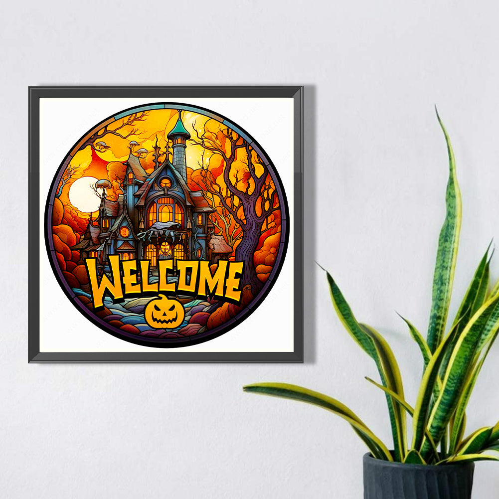 Halloween - Full AB Square Drill Diamond Painting 30*30CM